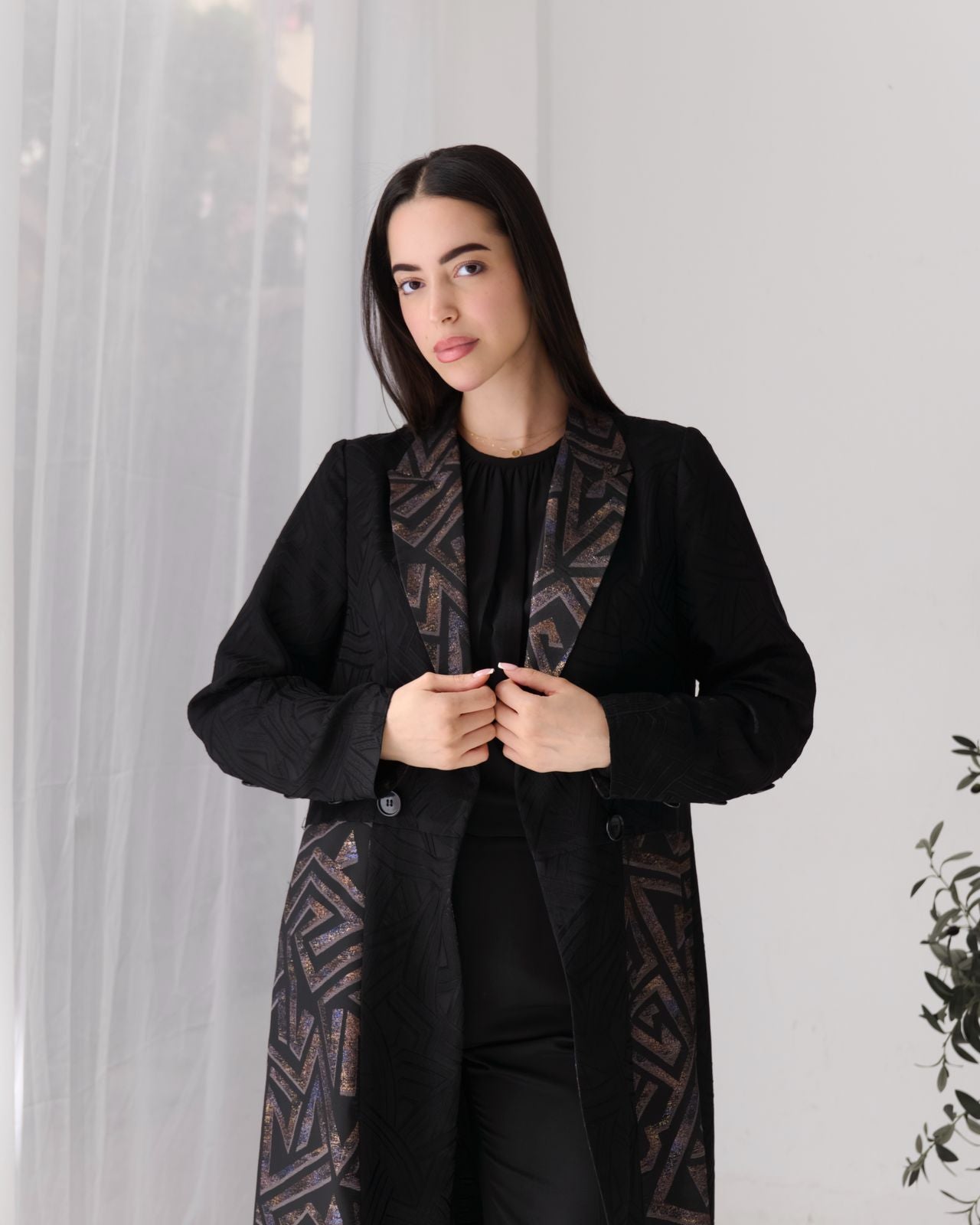 Kenz Blazer Abaya