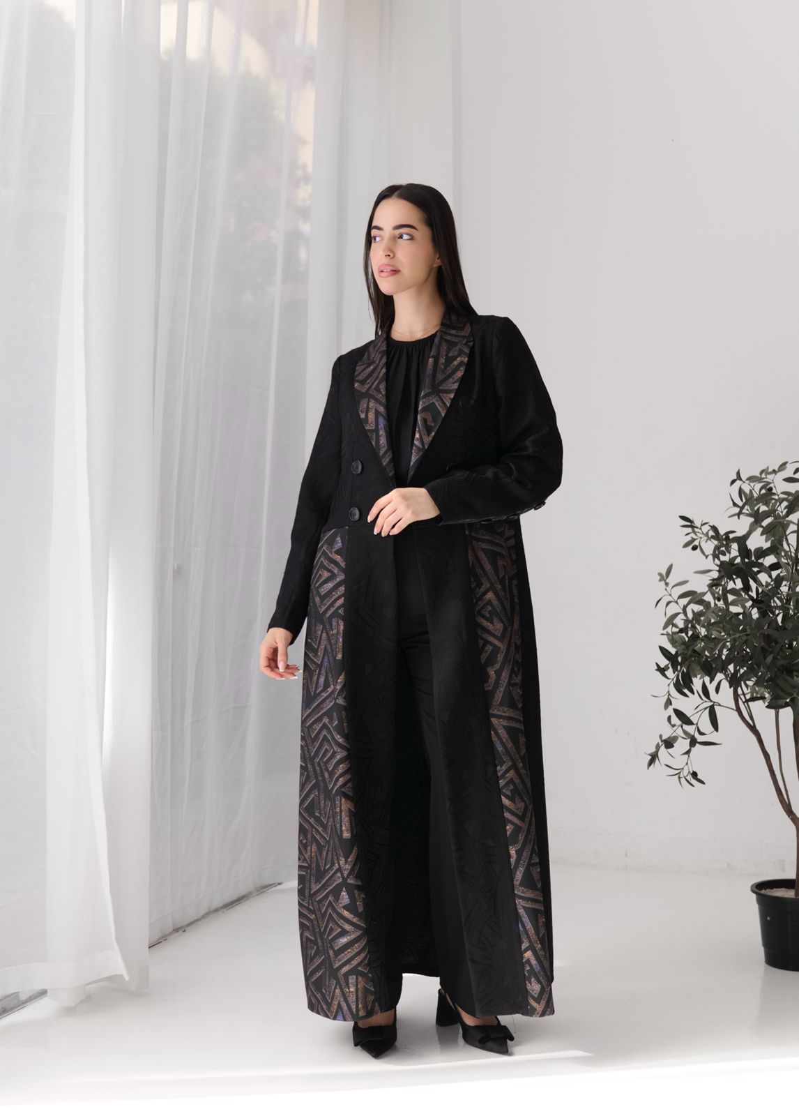 Kenz Blazer Abaya