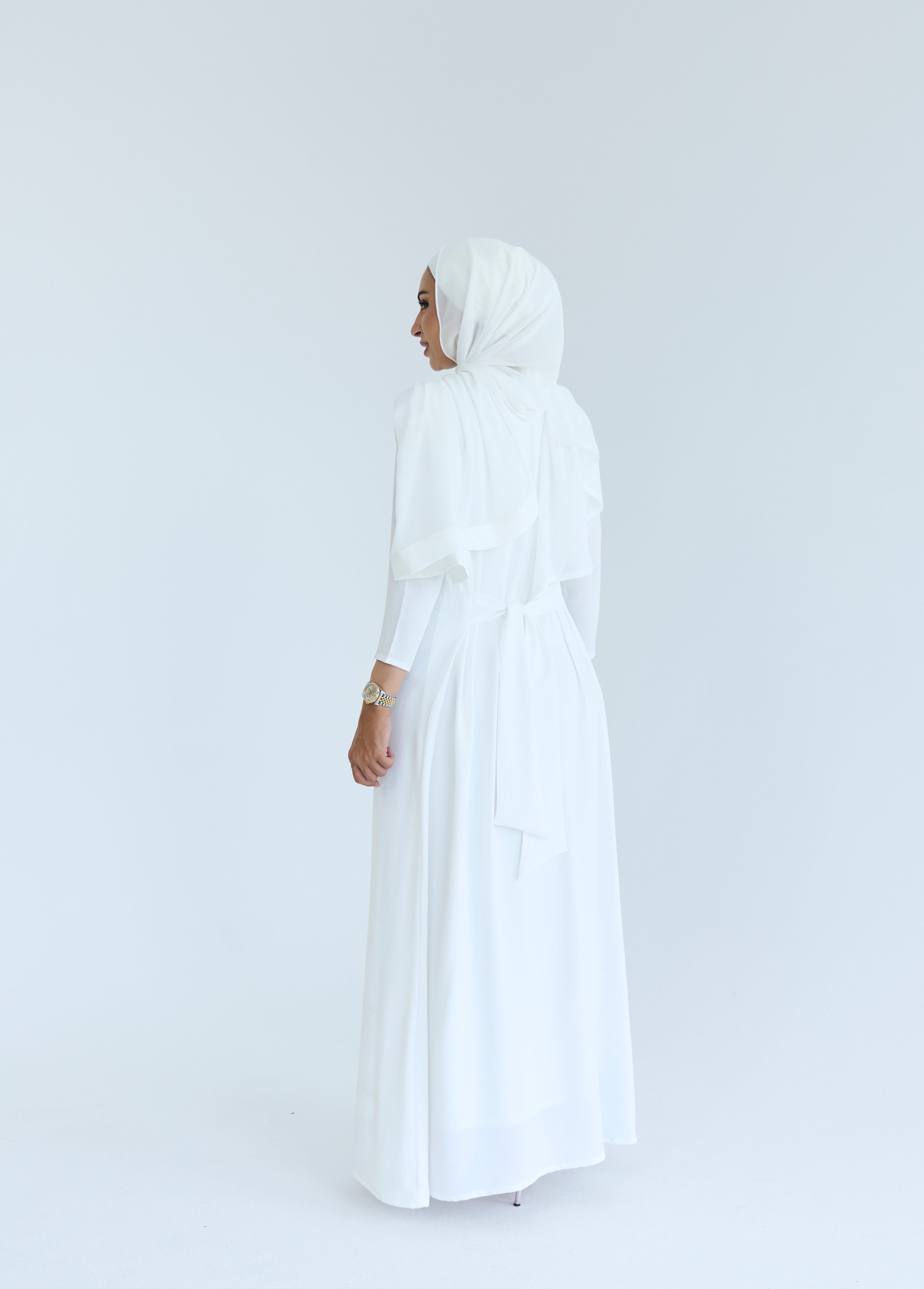 White Basic Dress