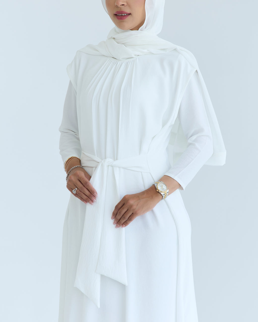 White Basic Dress