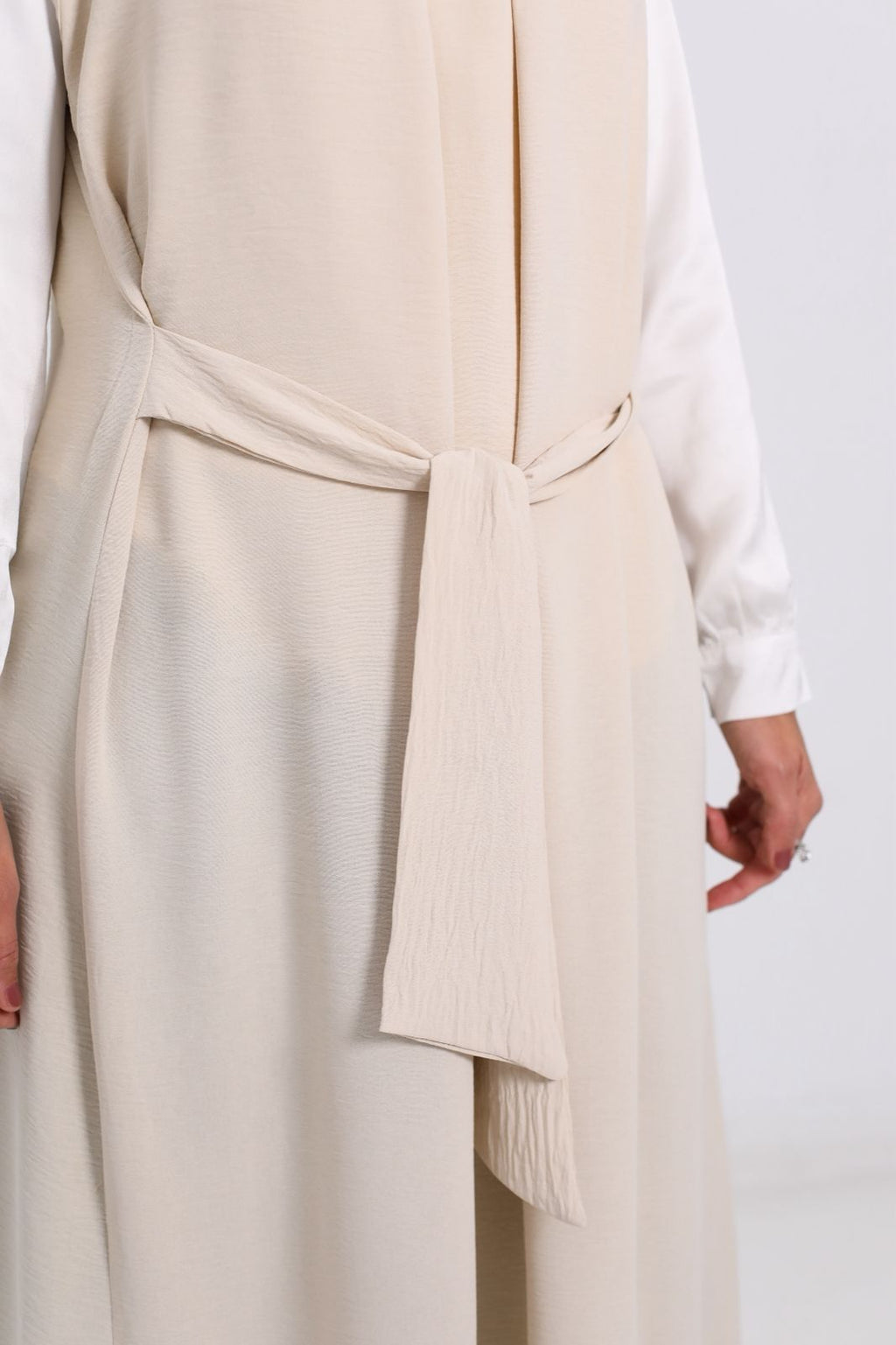 Beige Basic Dress